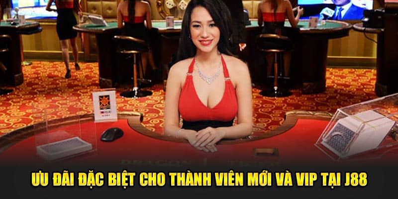 Ưu đãi đặc biệt cho thành viên mới và VIP tại J88