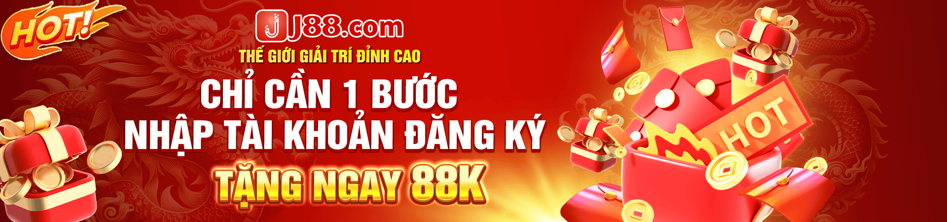 Đăng ký tài khoản tại nhà cái J88 nhận ngay 88k